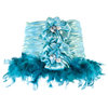 All Lit Up Blue Frost Lamp Shade
