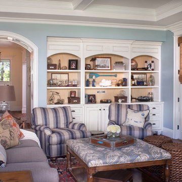 Beach Style Living Room