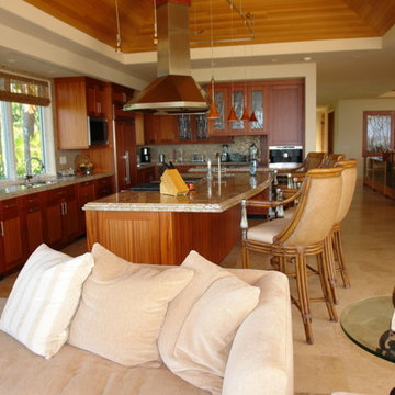Wailea Maui hillside open air home