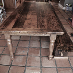 Reclaimed Wood Harvest Tables - Products