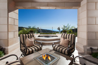 Patio - craftsman patio idea in Orange County