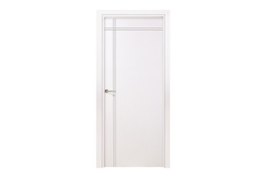 Puerta Blanca Lacada con pantografiado PANT 2 Norma Doors