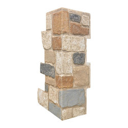 156-FIELDSTONE CORNER 11" W &times; 30 &frac12;" H - Wall Panels