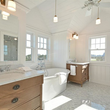 Hamptons Master Bathroom