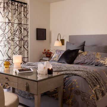 Guest Bedroom Design with Writing Desk