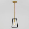 Artika Carter 1L Pendant Light Fixture with 40W Amber Incan Bulb