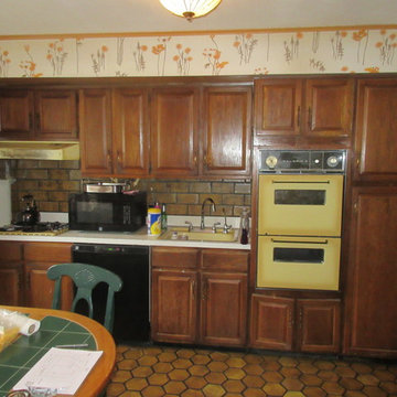70's Mod Kitchen Receives Modern Remodel