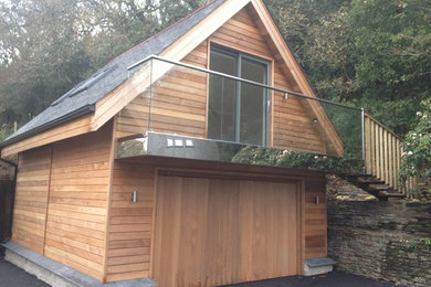 This is an example of a contemporary exterior in Cornwall.