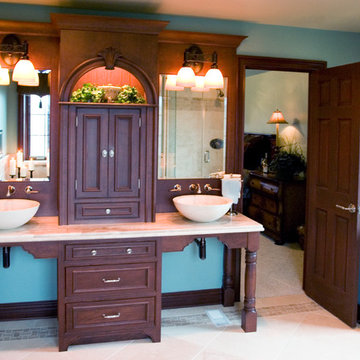 Natural Stone Master Bath in Crystal Lake