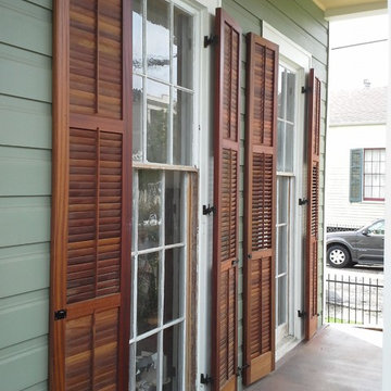 operable louvered Exterior Shutters