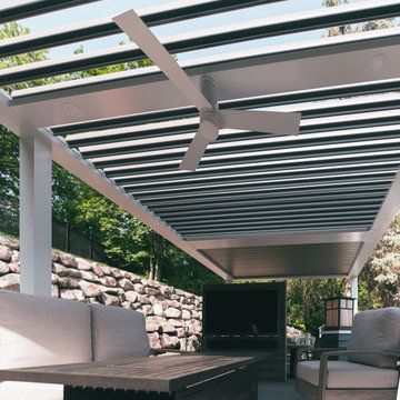 Good Residence - Plymouth, MI: StruXure Louvered Pergola & MagnaTrack Screens