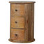 Slim Drum Chest of 3 Drawers
