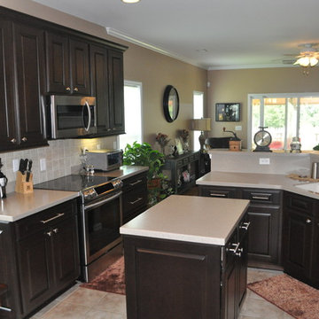 Kitchen Update Done in Alder with Java Stain