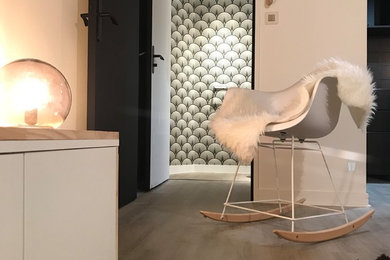 Réalisation d'un salon.