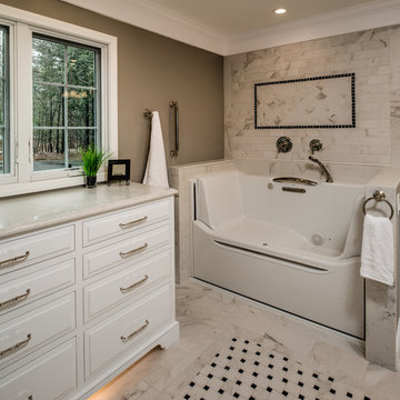 Luxury Master Bathroom Meets Aging In Place