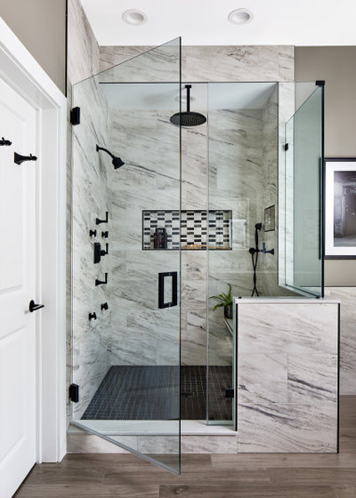 Transitional Bathroom by Susan Sutter Interiors