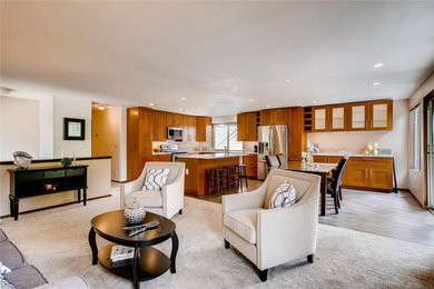 Inspiration for a living room remodel in Seattle