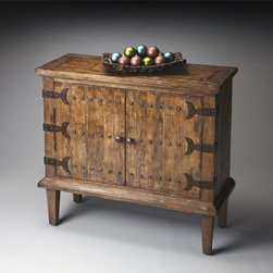 Butler Mountain Lodge Console Cabinet in Smoky Maple - Products