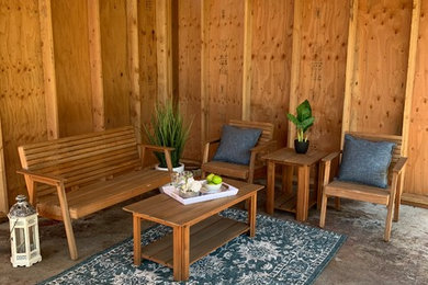 Inspiration for a contemporary patio remodel in Portland