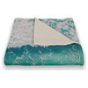Aerial Beach Shore 50x60 Throw Blanket