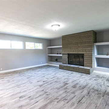 New Flooring, Walls, and Ceiling, ADU Construction in Los Angeles, CA
