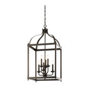 Larkin 6-Light Foyer Pendant, Olde Bronze