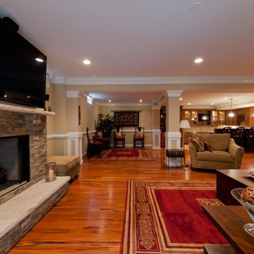 A Home in the Basement Adds Space for Family in Ashburn, Virginia