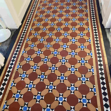 Victorian Tiled Hallway restoration in Urmston