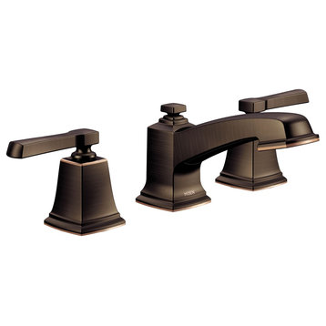 Moen Boardwalk Mediterranean Bronze Two-Handle Bathroom Faucet T6220BRB
