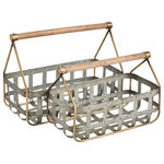 Elk Home - Elk Home S0037-8094/S2 Catcliffe - 14 Inch Basket (Set of 2) - The Catcliffe baskets come as a set of two and areCatcliffe 14 Inch Ba Galvanized Metal *UL Approved: YES Energy Star Qualified: n/a ADA Certified: n/a  *Number of Lights:   *Bulb Included:No *Bulb Type:No *Finish Type:Galvanized Metal