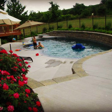 Hardscaping Pool Decks.