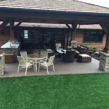 2016 Outdoor kitchen with fire table Portland, Oregon