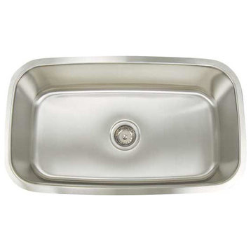 Premium Series Stainless Steel 16 Gauge Single Bowl Kitchen Sink