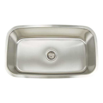 Premium Series Stainless Steel 16 Gauge Single Bowl Kitchen Sink