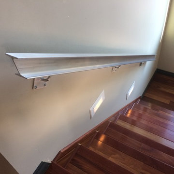 Renton Aluminum I beam handrail