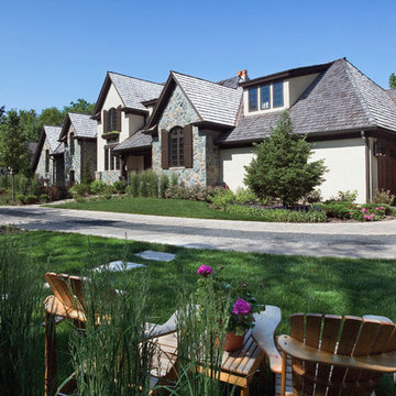 Halquist's Apache Autumn Blend Rubble Stone and Stucco Chateau