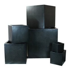 AuthenTEAK Lightweight Fiberglass Planters - Outdoor Pots And Planters