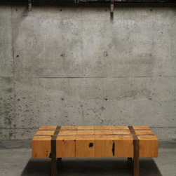 Hobby Project - Reclaimed Beam and Walnut Tables - Coffee And Accent Tables