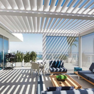 Azenco R-BLADE™ – The Ultimate Rooftop Pergola