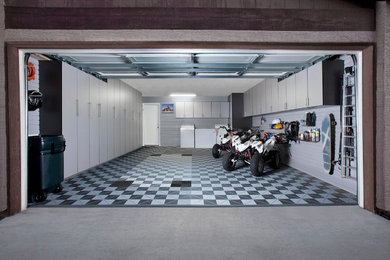 Example of a minimalist garage design in Other