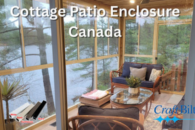 Example of a sunroom design in Toronto
