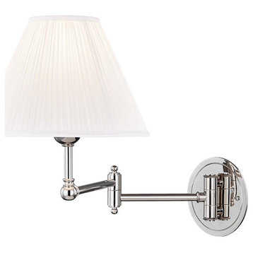 Hudson Valley Lighting MDS603-PN Signature No.1 by Mark D. Sikes One Light Adjus