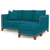 Apt2B La Brea Reversible Chaise Sofa, Biloxi Blue