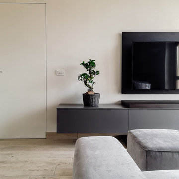 Ultimo piano con soffitti spioventi - foto realizzazione