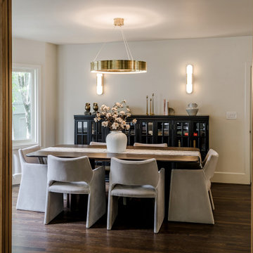 Burlingame Gate Warm Transitional Dining Room • Atelier Noël