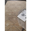 Reign Diamond Hand-woven Area Rug  Natural/Beige/Gray 5X8