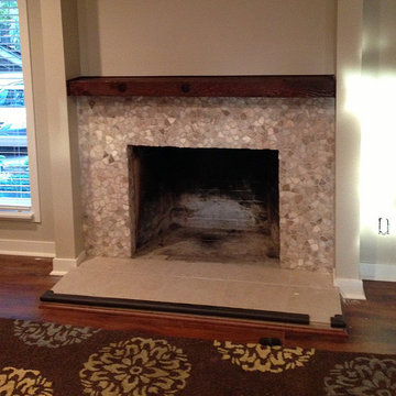 Pebble Tile Installation Photos