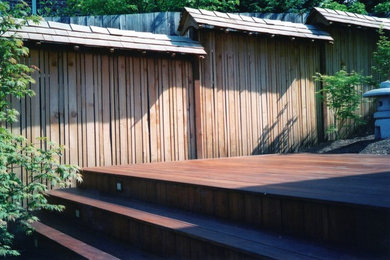 japanese fence and IPE deck