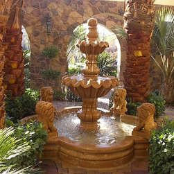 Fountain 022b - Outdoor Fountains And Ponds