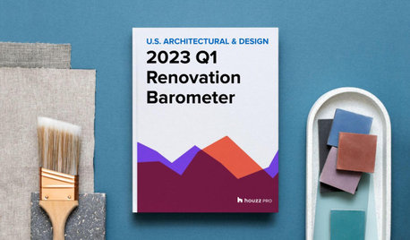 2023Q1 Houzz Renovation Barometer - Architectural & Design Sector